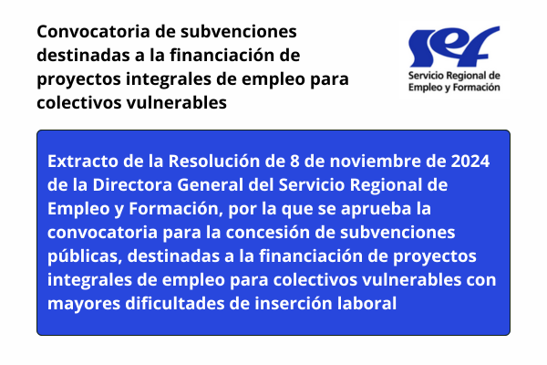 Empleo para colectivos vulnerables